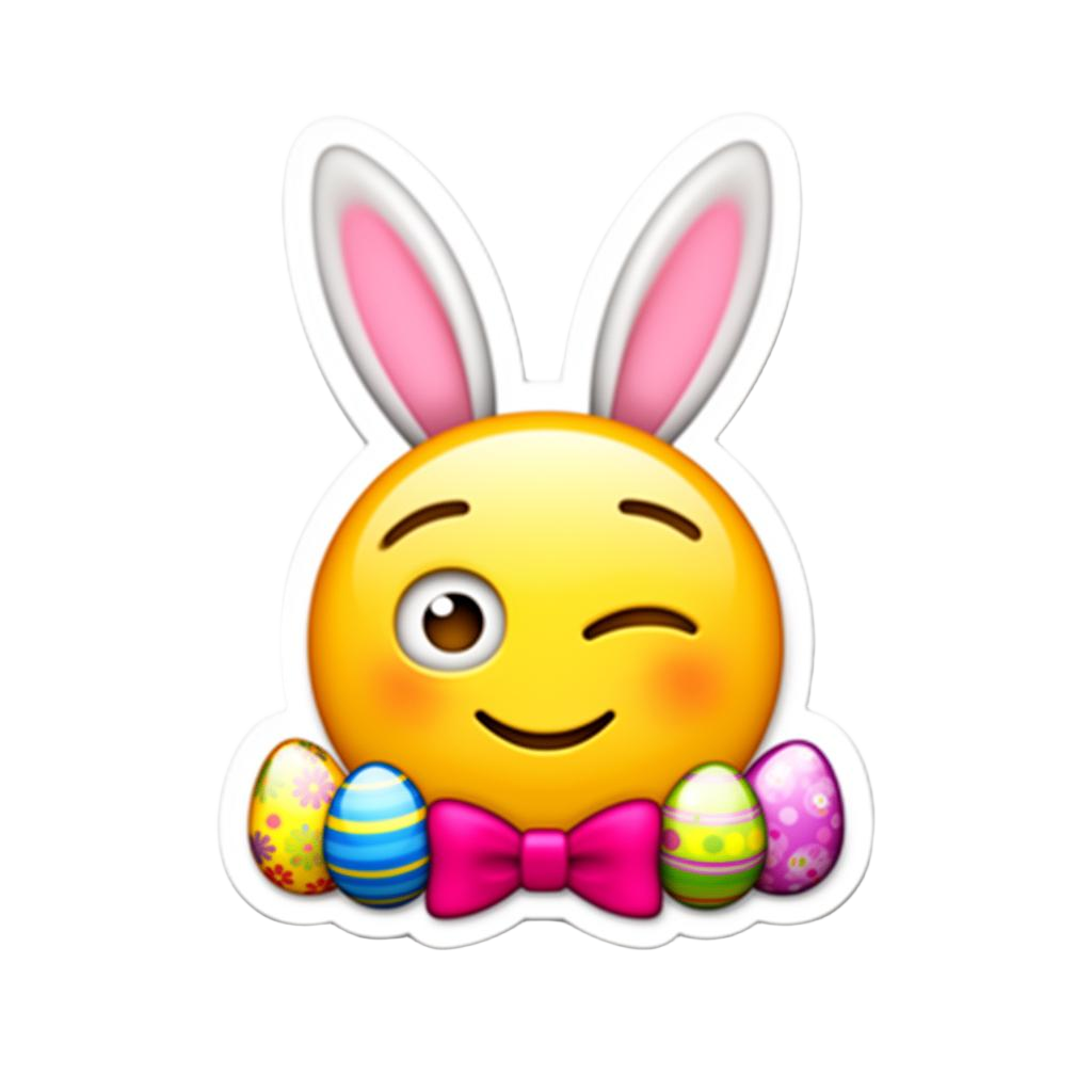 Winking Easter Emoji